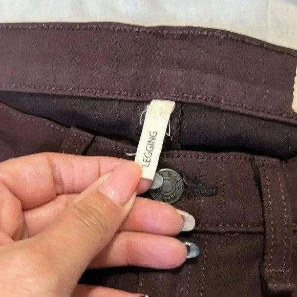 Rag & Bone Legging Skinny Jeans in Mulberry Size 27 - Picture 6 of 10
